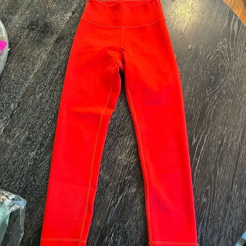 Ivy Park Orange High Rise Leggings sz XS EUC